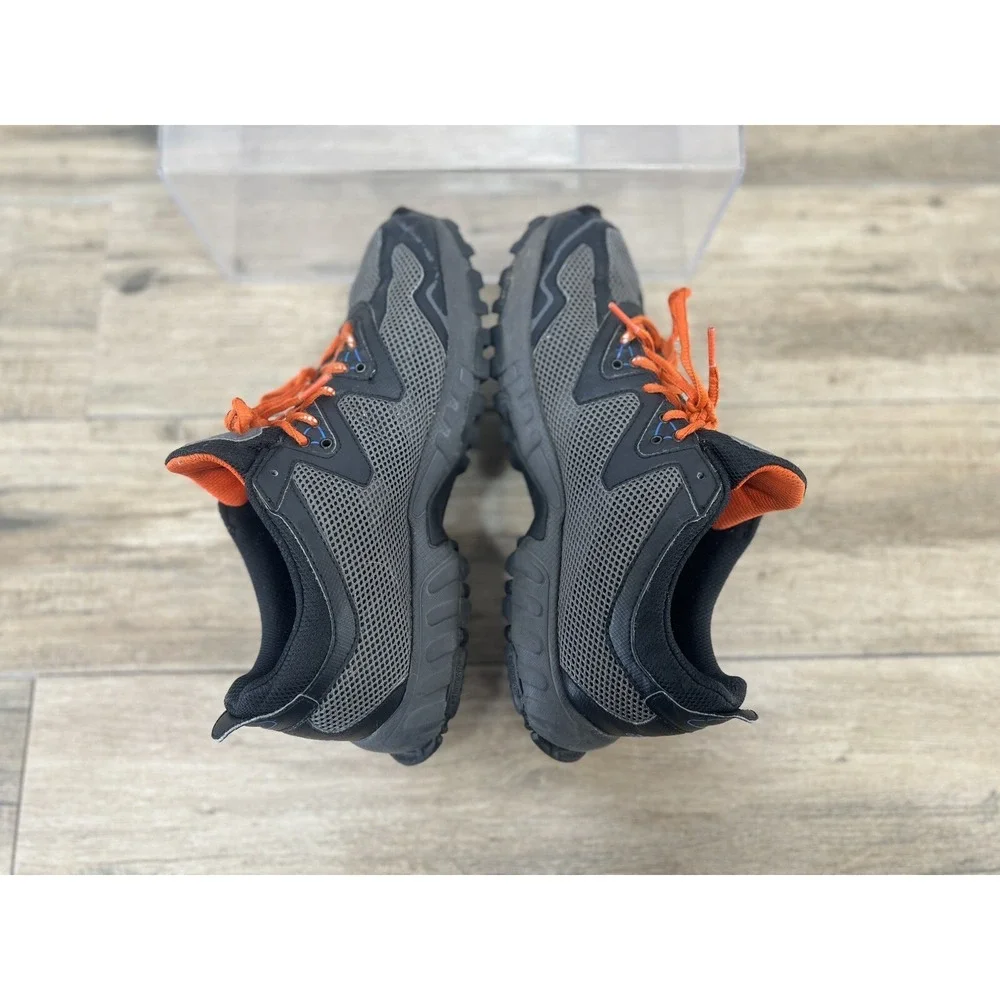 ADIDAS VIGOR TR 2 Onyx Grey Orange All Terrain Trail Running Shoes Mens Size 7
